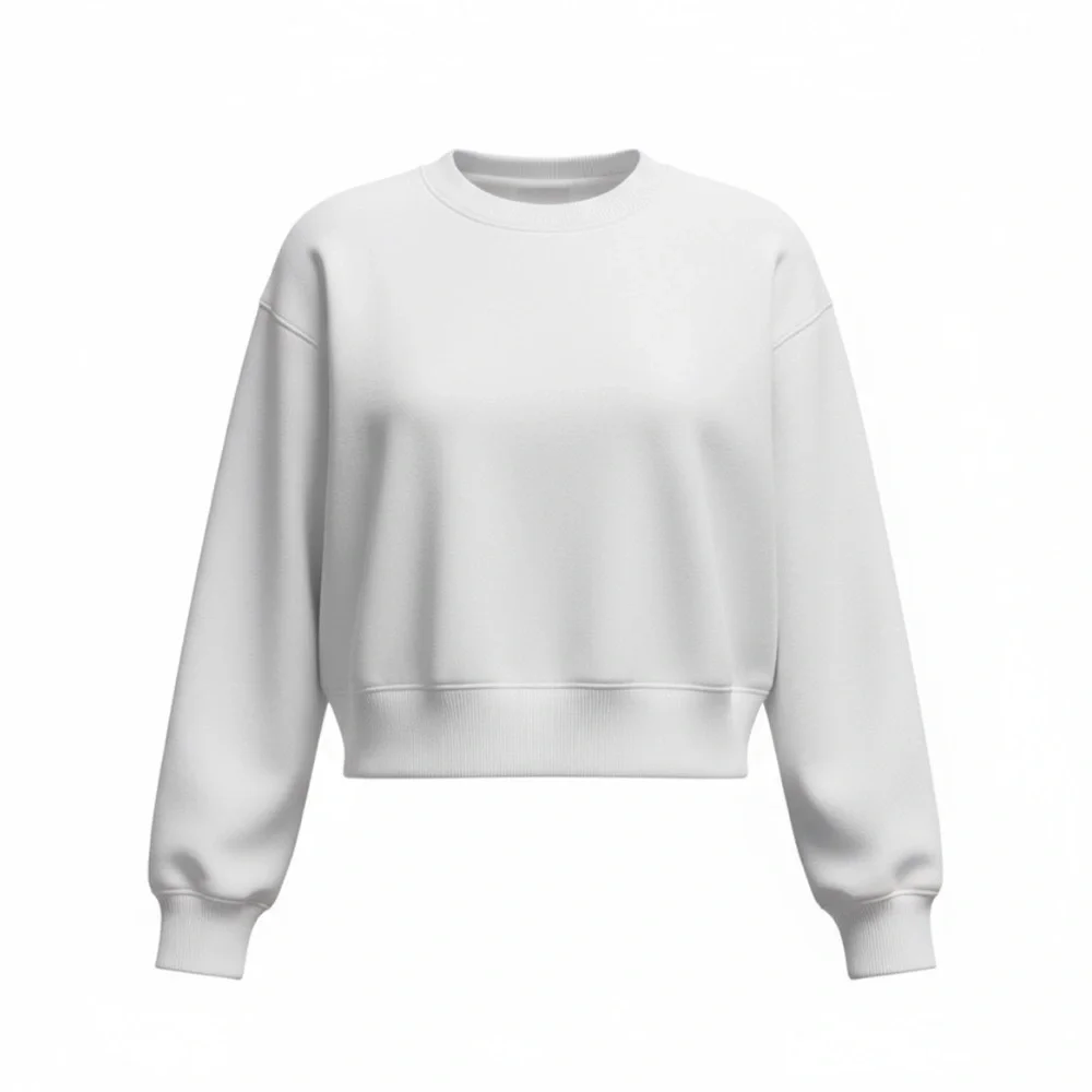 Wild Fable Ivory Cropped Pullover Sweater Size S off white - Picture 5 of 5